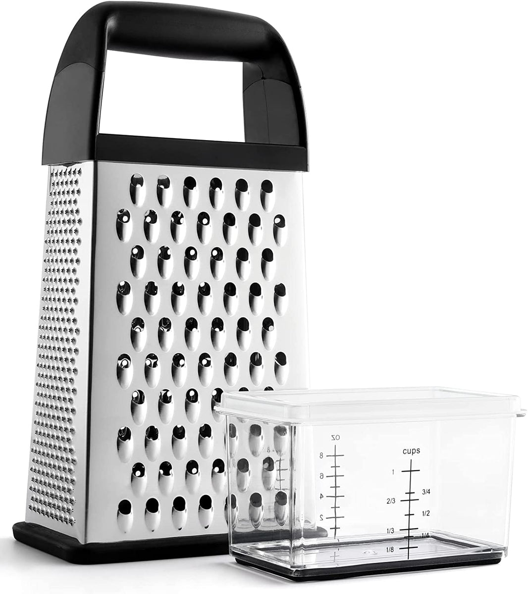 Met Lux Stainless Steel Coarse Grater - with Plastic Handle - 12 inch - 1 Count Box