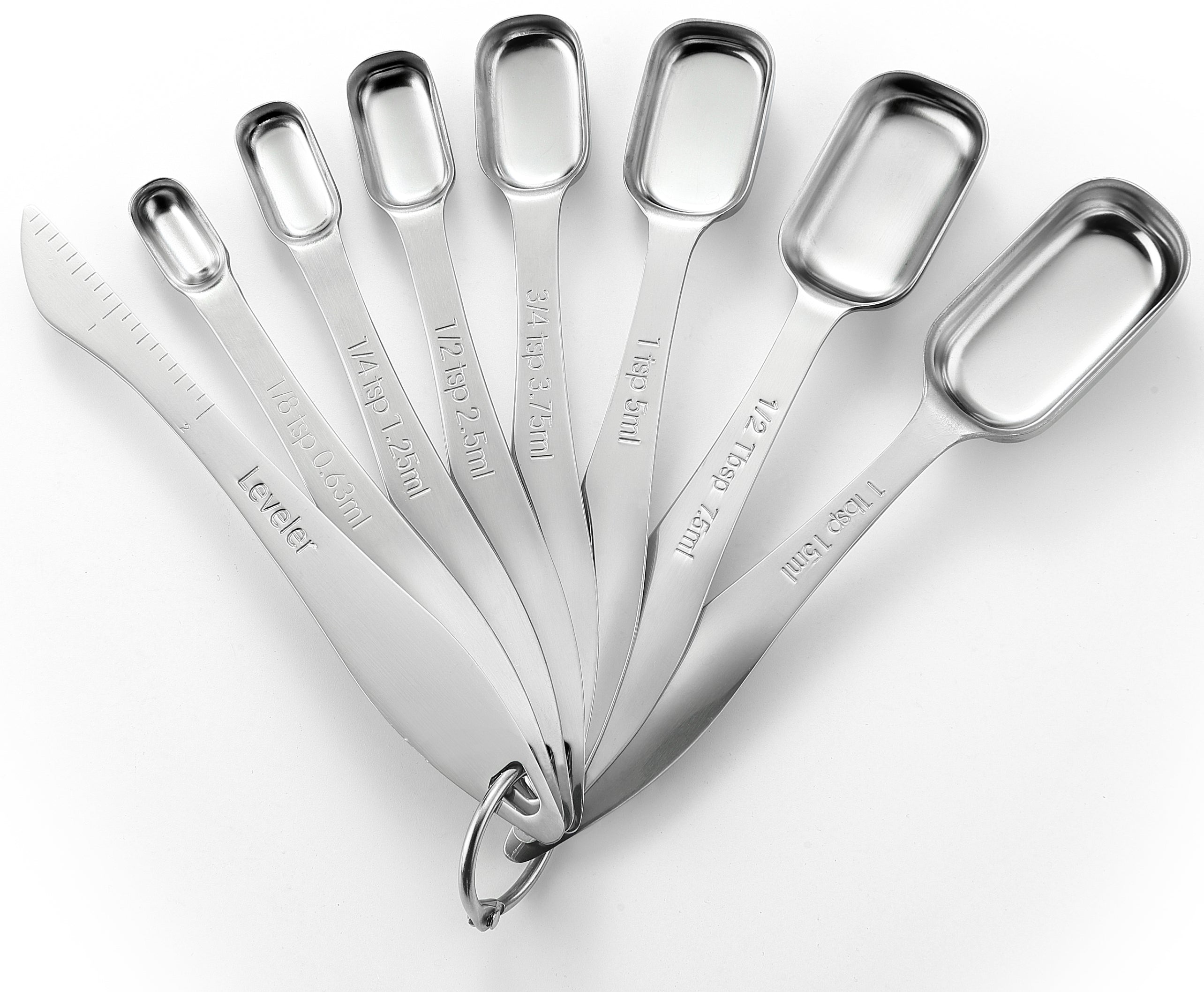 Zulay Kitchen Stainless Steel Magnetic Measuring Spoons, 8 Piece Set with  Leveler, 8 - Fred Meyer