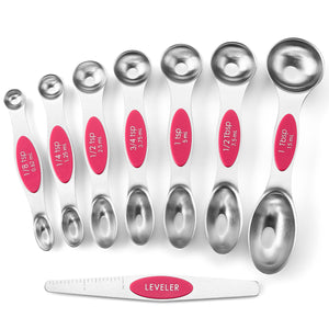 Spring Chef Magnetic Measuring Spoons Set with Strong N45 Magnets