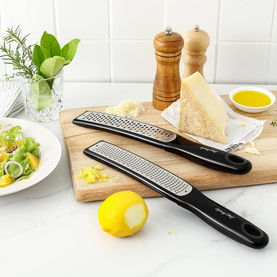 Ginger Grater Tool Cheese Grater with Handle Lemon Zester with