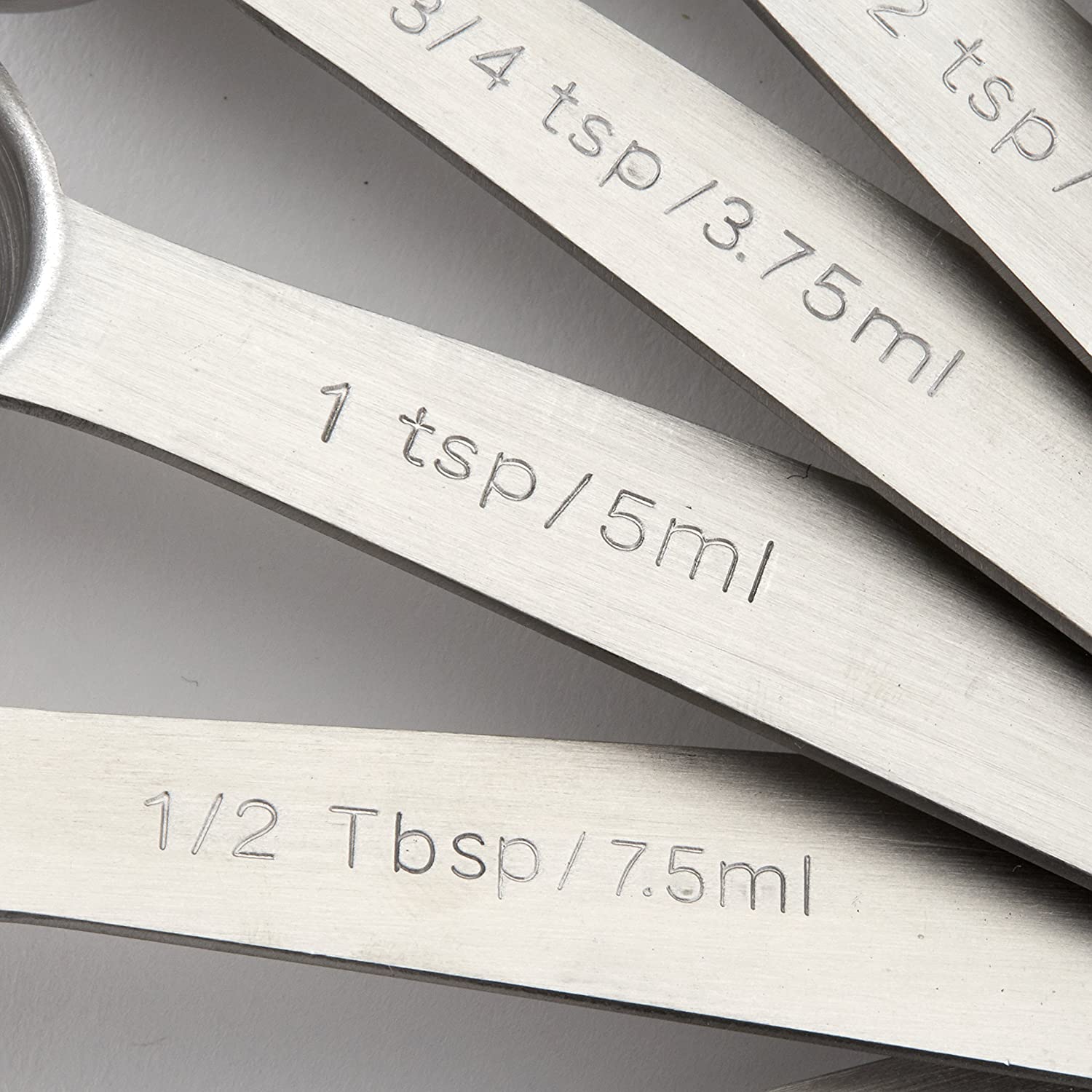 MAIRICO Premium Stainless Steel Round Measuring Spoons
