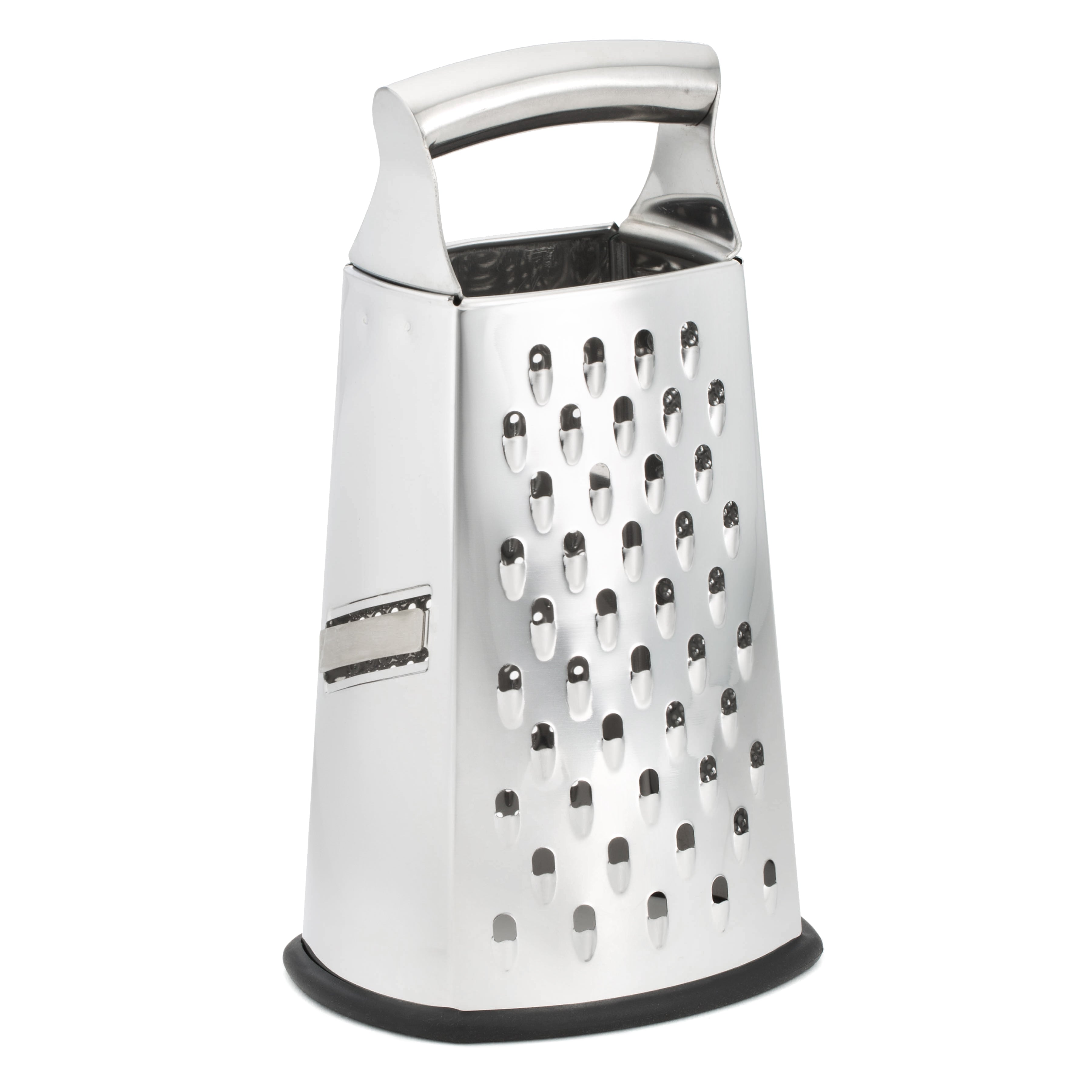  Spring Chef Professional Cheese Grater With Storage Container,  Stainless Steel & Soft Grip Handle, 4 Sided Handheld Kitchen Food Shredder  Best Box Grater for Parmesan, Vegetables, Ginger, 10 Black: Home 