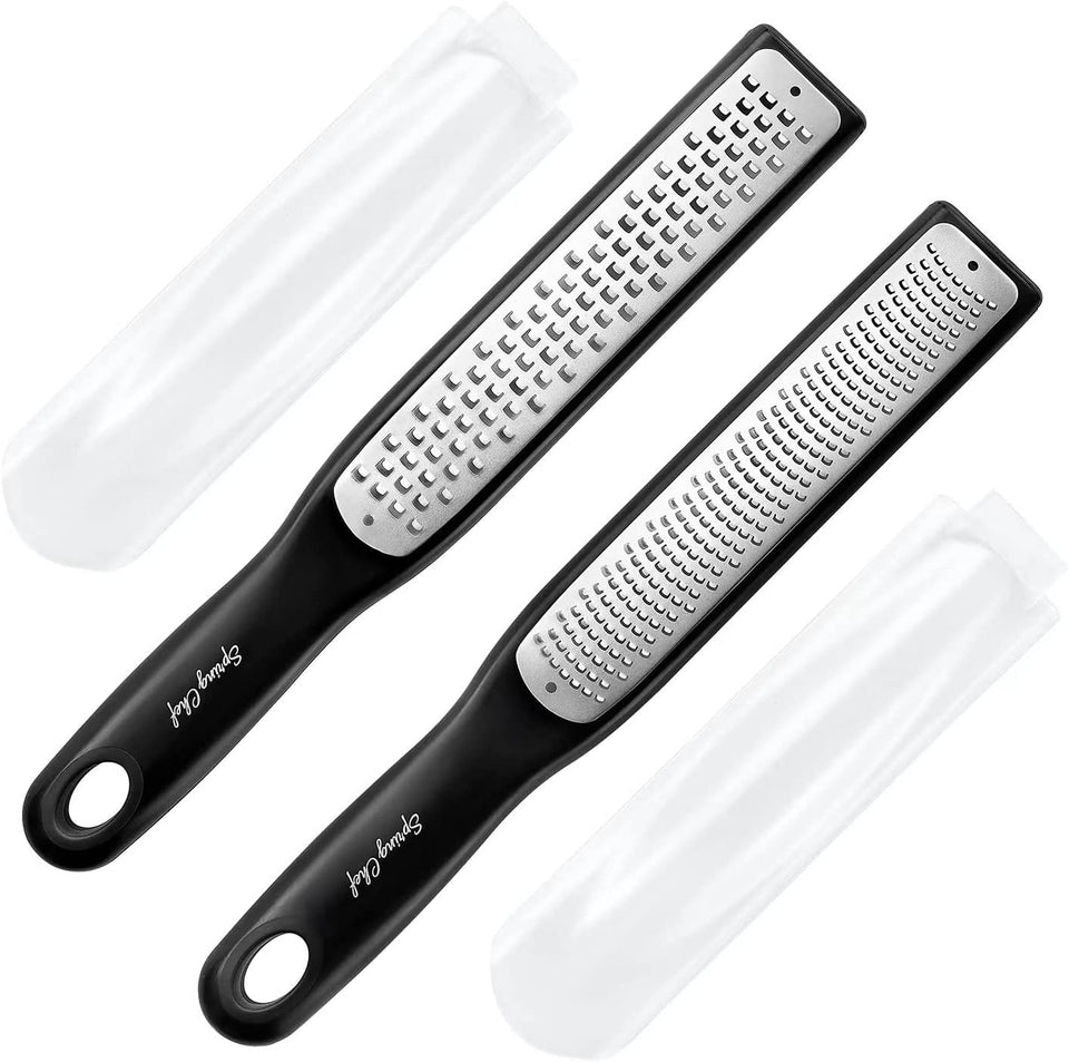Handheld Canister Cheese Grater 2 Blades Hand-Held Fine Large Shred Easy to  Use