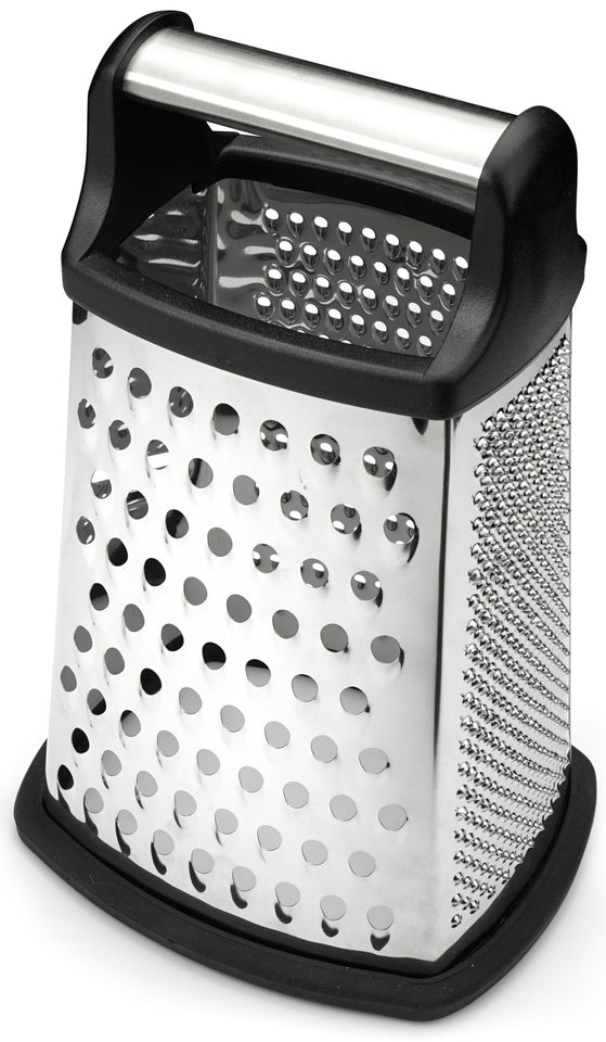 Professional Box Grater With Storage Container, Stainless Steel & Soft –  Spring Chef
